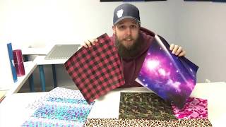 Heat transfer vinyl - Printed HTV - Episode 6 - How to apply Printed heat transfer vinyl