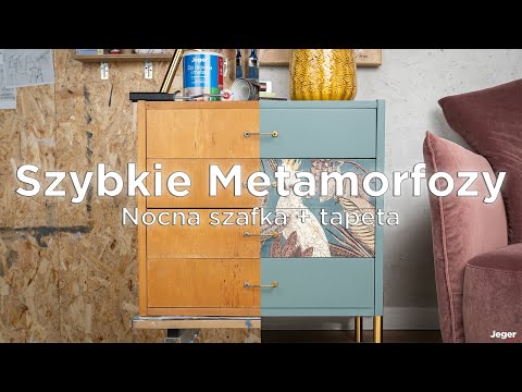 Szybkie metamorfozy: wykończenie mebli tapetą – Jeger Polska