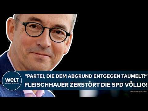 DEUTSCHLAND: "Eine Partei, die dem Abgrund entgegen taumelt!" Fleischhauer zerstört die SPD völlig!