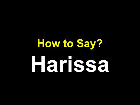 How to Pronounce Harissa – Correct Pronunciation