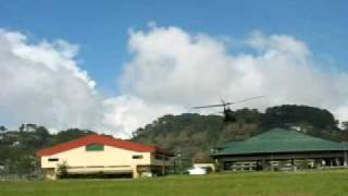 preview picture of video 'UH 1H lifting off from Benguet State University La Trinidad Benguet'