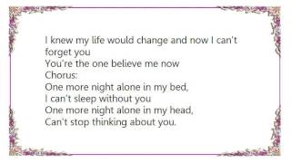 D-Side - One More Night Alone Lyrics