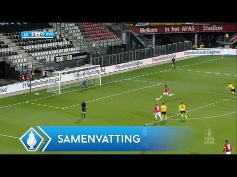 TOTO KNVB Beker: Samenvatting AZ - VVV Venlo