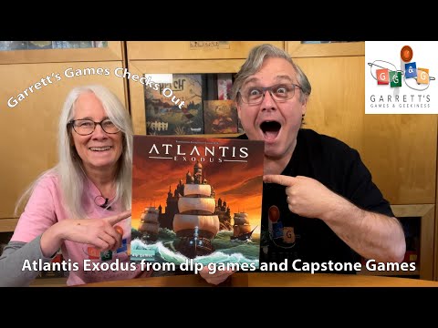 Garrett's Games Reviews Atlantis Exodus from dlp and Capstone Games