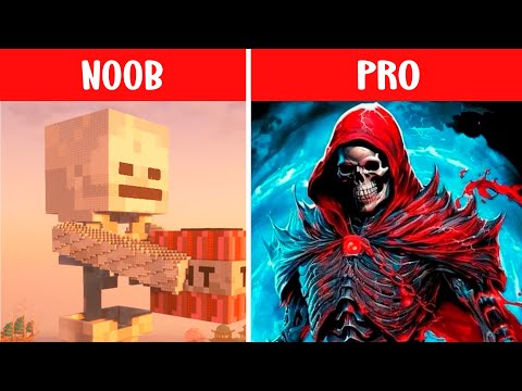 I BUILD THE SKELETON LORD IN MINECRAFT