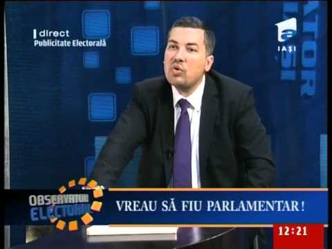 VLAD HOGEA LA "OBSERVATOR ELECTORAL" (Antena 1 Iași) - 2 decembrie 2012