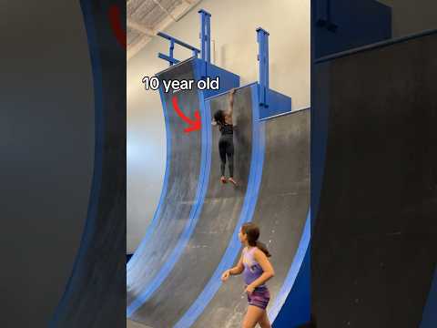 10 vs. 25 year old Ninja Warrior 🥷 #gymnastics #sports #olympics #ninja #ninjawarrior #ninjalife