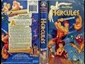 Opening To Hercules 1998 VHS