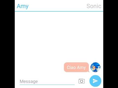 Chat tra Amy e Sonic (Sonamy)