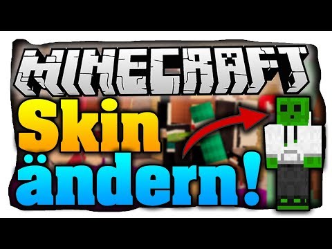 Change/Create Minecraft Skin!  Make & insert skin yourself!  (German)