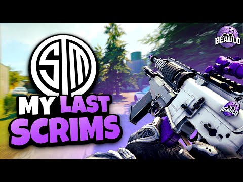 My LAST SCRIMS With TSM...