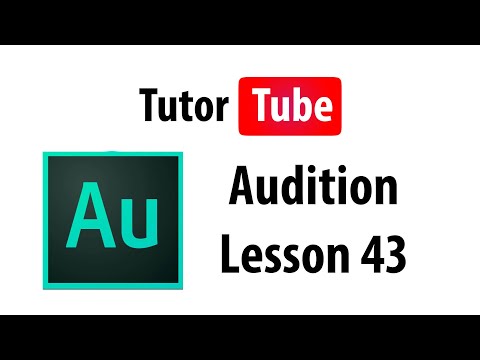 Audition Tutorial Lesson 1 Audition Interface