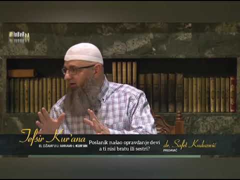 Poslanik našao opravdanje devi a ti nisi bratu ili sestri?-Dr.Safet Kuduzović