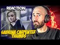 SABRINA CARPENTER THUMBS FIRST REACTION