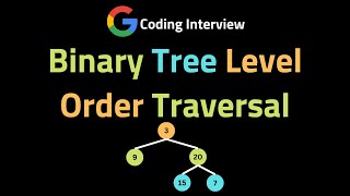 YouTube video 'Binary Tree Level Order Traversal - LeetCode 102 - LeetCode Solutions'