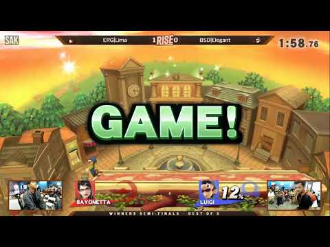 Rise 2018 Winners Semis - ERG|Lima (Bayonetta) vs BSD|Elegant (Luigi)