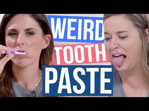 5 Weird Flavored Toothpastes (Beauty Break) Video