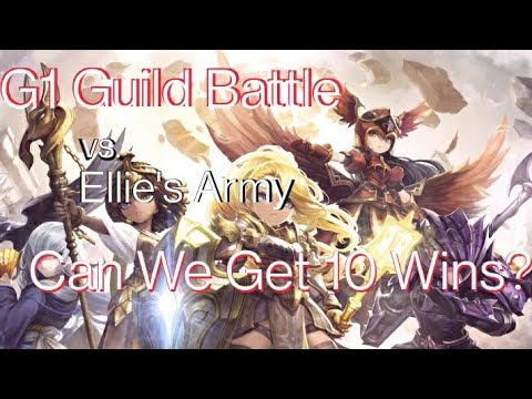 G1 Interserver Guild Battle~ Vs. Ellie's Army (GB) ~Full TRY HARD Mode Activated (Summoners War)