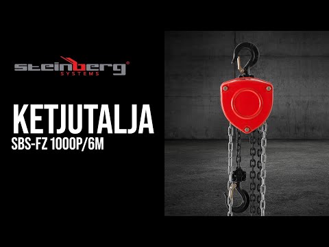 video - Ketjutalja - 1000 kg - 6 m