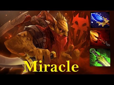 Miracle 9000 mmr Bounty Hunter Dagon Aghanims | Dota 2