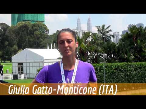 Giulia-Gatto Monticone, WTA Kuala Lumpur 2014