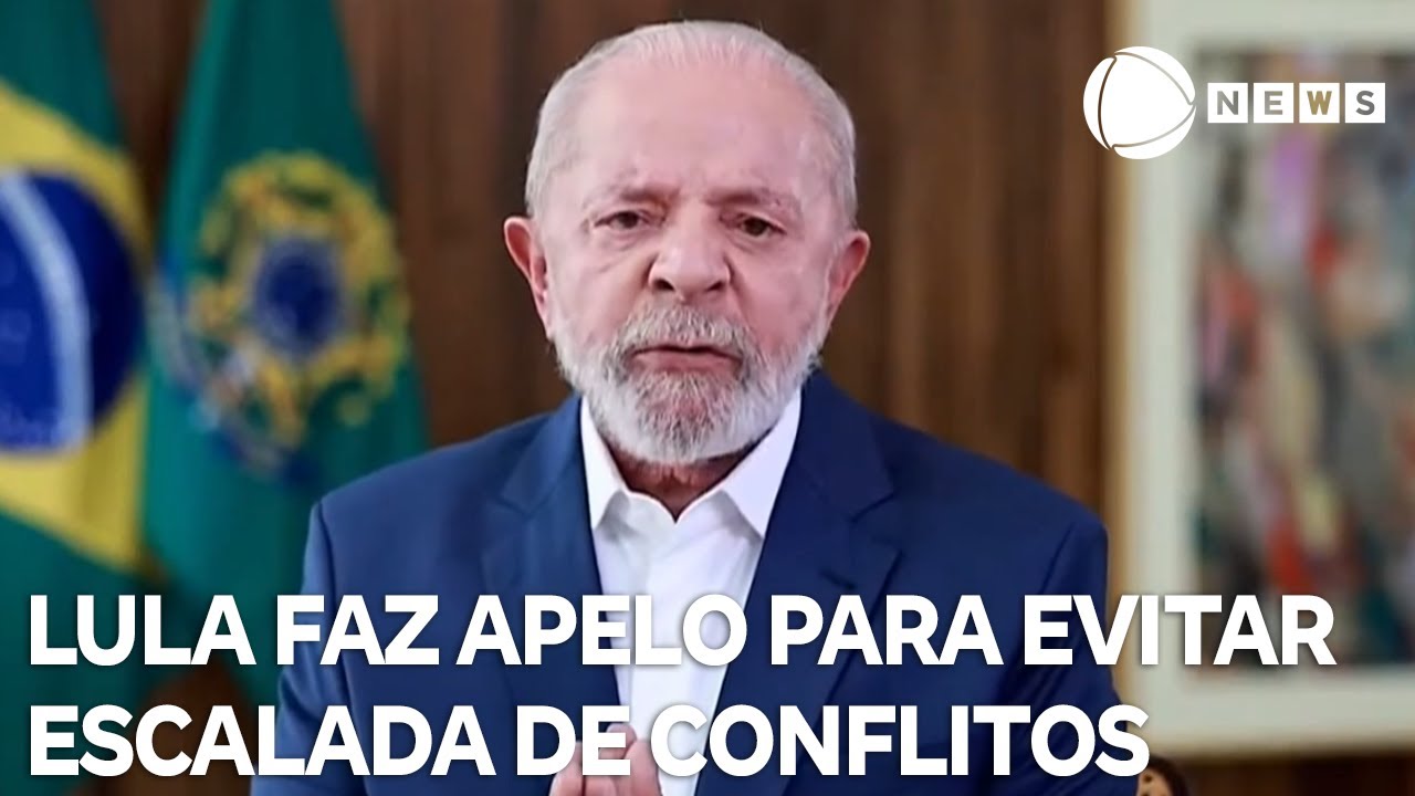 Lula faz apelo para evitar escalada de conflitos
