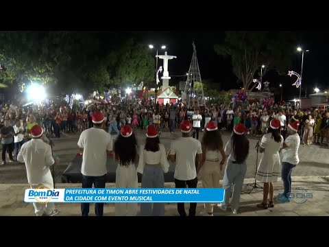 Prefeitura de Timon abre festividades de Natal da cidade com evento musical 30 11 2022