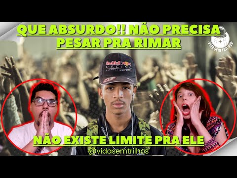 ESPECIAL BATALHA DE RIMA - DRIZZY MC (Pensa Rápido DEMAIS) - Reação Vida Sem Trilhos