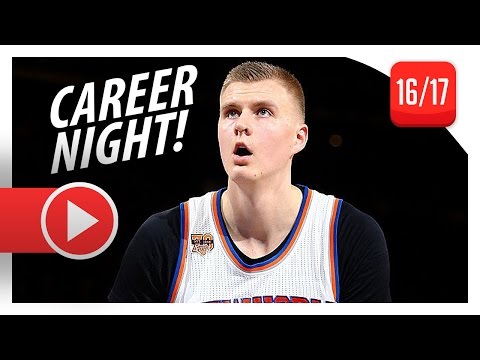 Kristaps Porzingis UNREAL Full Highlights vs Pistons (2016.11.16) - 35 Pts, 7 Reb, Career NIGHT!