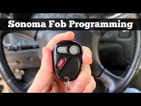 1998 - 2004 GMC Sonoma Remote Key Fob Programming - How To Program, Pair or Sync DIY