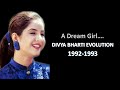 Divya Bharti Evolution 1992 1993 Divya Bharti Movies Divya Bharti Songs 90s Songs Best Debut