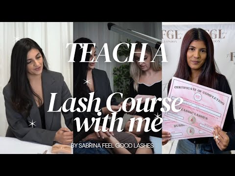 TEACH A LASH COURSE WITH ME | Lash Trainer| Lash Educator| Lash Extensions| Lashes| LASH COURSE