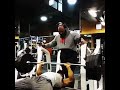 405 bench for 3 reps