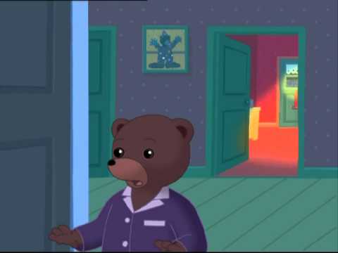 beertje bruin is bang voor de wolf