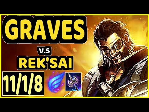 IMPACT (GRAVES) vs REK'SAI - 11/1/8 KDA JUNGLE CHALLENGER GAMEPLAY - NA