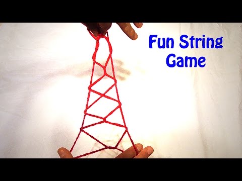 Learn How To Do The Eiffel Tower String Figure/String Trick - Step By Step Video