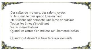 Céline Dion - Sur le Même Bateau Lyrics