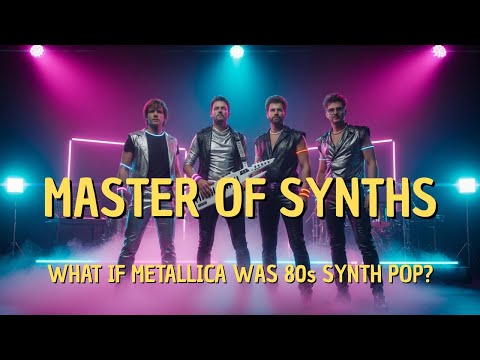 Master of Puppets — 80s Synth Pop Reimagined ⚡ | What if Metallica Was Retro Futuristic?