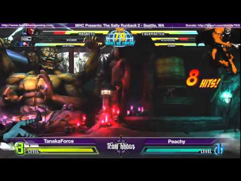 The Salty Runback 2 MvC3 Singles Top 8 - TanakaForce vs Peachy Winners Finals