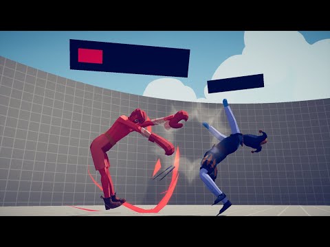 BOXING | ANGERBOXER WITH HEALTHBAR 1 vs 3 UNITS - TABS - Totally Accurate Battle Simulator