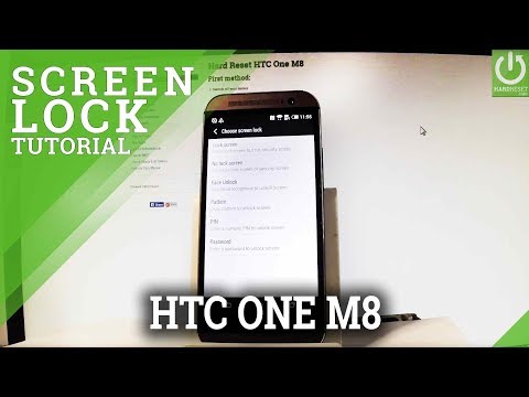 How to Set Up Screen Lock on HTC One M8 - Pattern Protection