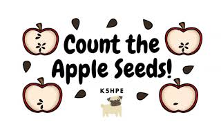 Count the Apple Seeds (with Voice-Over), Numbers 0-10, Math Counting, Virtual Kindergarten, Numeracy