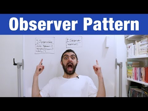 Observer Pattern – Design Patterns (ep 2) Video