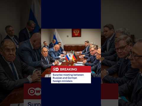 Surprise meeting between Russian and German foreign ministers in New York | DW News
