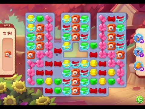 HomeScapes Level 4079 no boosters (15 moves)