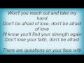 Avalon - Don't Be Afraid Lyrics