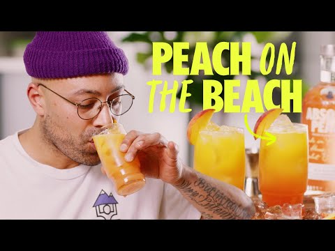Rico's Peach On The Beach | Absolut Drinks With Rico