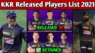 KKR Confirmed Retained And Released List Before Ipl 2021 Auciton | KKR Full Squad Of Ipl 2021