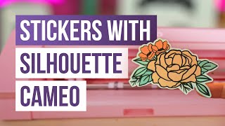 How to make stickers with Silhouette Cameo 🤓