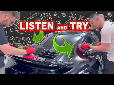 How to polish black paint to achieve a high gloss. 